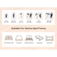 thumbnail image 4 of DIGLANT 14 Inch King Plush Hybrid Mattress Bed in a Box, 5 Layer Memory Foam with Pocket Springs for Supportive & Pressure Relief with Soft Fabric,100 Nights Trial,76"*80"*14", 4 of 16