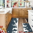 thumbnail image 6 of Pompotops Easter Kitchen Decor, Easter Kitchen Rugs and Mats Set of 2, Non Slip Door Mat Absorbent Bathroom Porch Mat, Spring Easter Decorations for The Home (40-60CM + 40-120CM), 6 of 9