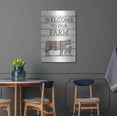 thumbnail image 4 of Luxe Metal Art 'Cow Welcome to Our Farm' by Lori Deiter, Metal Wall Art, 24"x36", 4 of 9