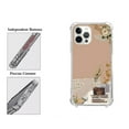 thumbnail image 3 of Butterfly Flowers Vintage Mood Board Case for iPhone 12 Pro Max,Aesthetic Art Design Pattern TPU Shock-proof Cover Case, 3 of 4