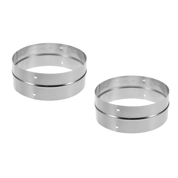 Masteelf 2pcs Ducting Coupler For Heating Dryer Vent Hose Coupler Ducting Connector Dust Collector Fitting Hose Coupling Metal Inline Adapter