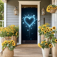 thumbnail image 4 of Illuminated Heart Themed Romantic Backdrop Sign Love Decor Photo Background Wedding Party Event Display Celebration Banner, 4 of 4