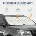 thumbnail image 5 of Uemuo Funny Chicken Printed 2 PCS Car Windshield Sun Shade, Auto Sun Heat and UV Rays Blocker, Foldable Automotive Front Window Sunshade Protector, 5 of 7