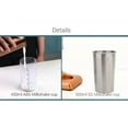 thumbnail image 5 of Miumaeov Electric Milkshake Maker, 500ml Capacity, 2-Speed, Drink Mixer, Red, 5 of 9