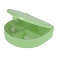 thumbnail image 2 of Unique Bargains 1 Pc 4 Grids Single Layer Pill Case Portable for Travel Light Green, 2 of 6