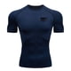 thumbnail image 1 of Ceisia Men's Tactical Flag Compression T-shirt Slim Fit Short Sleeve Round Neck High Elastic Fitness Running Tee Tops Dark Blue M Gifts, 1 of 4