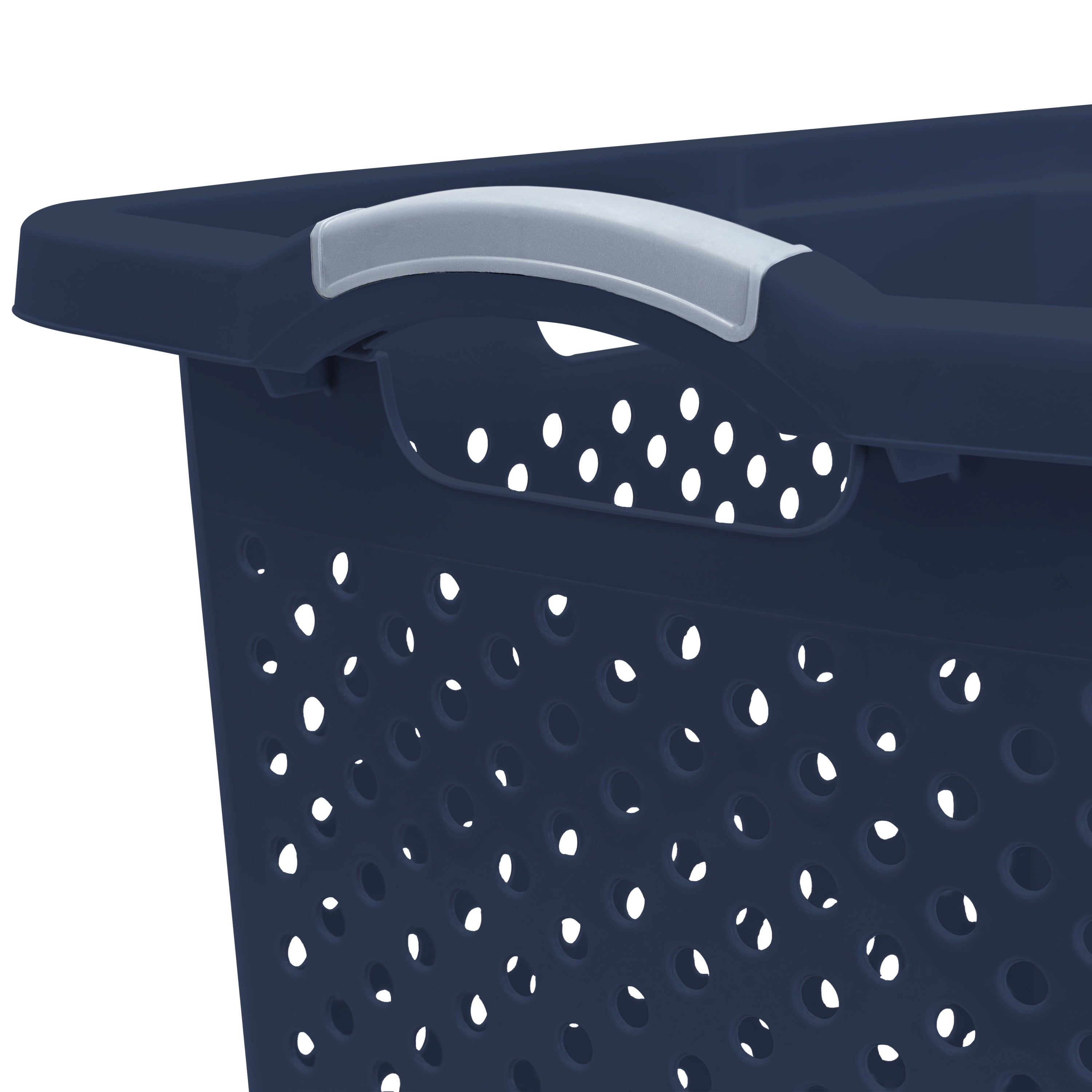 Home Logic 2.5-Bushel Plastic Laundry Hamper in the Laundry Hampers &  Baskets department at