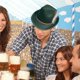 thumbnail image 3 of German Alpine Hat Oktoberfest Hat German Adults Soft Oktoberfest Dress up Bavarian Hat for Role Play Halloween Party Role Play, 3 of 5