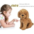 thumbnail image 2 of Jouet en Peluche, Jouet en Peluche Réaliste Chien Labradoodle Chien Peluche Animal en Peluche pour Enfants, 2 of 5