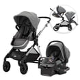 thumbnail image 1 of Evenflo GOLD SensorSafe Pivot Xpand Smart Modular Travel System with LiteMax Infant Car Seat (0-6 Years), 1 of 8
