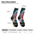 thumbnail image 2 of Fotbe Bubbles Axolotl Fantasy Calcetas Largas con Estampado para Hombre y Mujer – Calcetas de Compresión Transpirables y Elásticas, Viajar y Uso Diario Talla 5-11, 2 of 6
