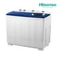 thumbnail image 1 of Lavadora Semiautomática Hisense  Doble Tina 16kg 2 Ciclos Timer WSA1604P, 1 of 4
