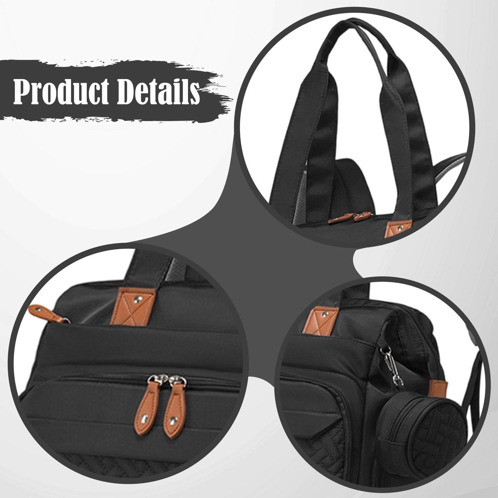 Diaper Bag Backpack Travel Organizer Shoes Compartment Durable Oxford Cloth for Women Mom Dad Trips