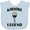 Blue, variant on Inktastic Karaoke Legend Music Gift Boys or Girls Baby Bib