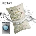 thumbnail image 3 of Sage Green Pillow Covers 12x20 Inch Set of 2, Spring Wildflower Plant Throw Pillows Case,Seasonal Floral Outdoor Decorative Flowers Farmhouse Decor Cushion Covers for Home Sofa Bed Couch, 3 of 6