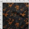 thumbnail image 3 of oneOone Georgette Viscose Rust Brown Fabric Abstracts Sewing Craft Projects Fabric Prints By Yard 42 Inch Wide, 3 of 4