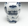 thumbnail image 2 of Zeckos AA Importing 59742 Blue And White Shaped Ginger Jar With Lid, 2 of 3