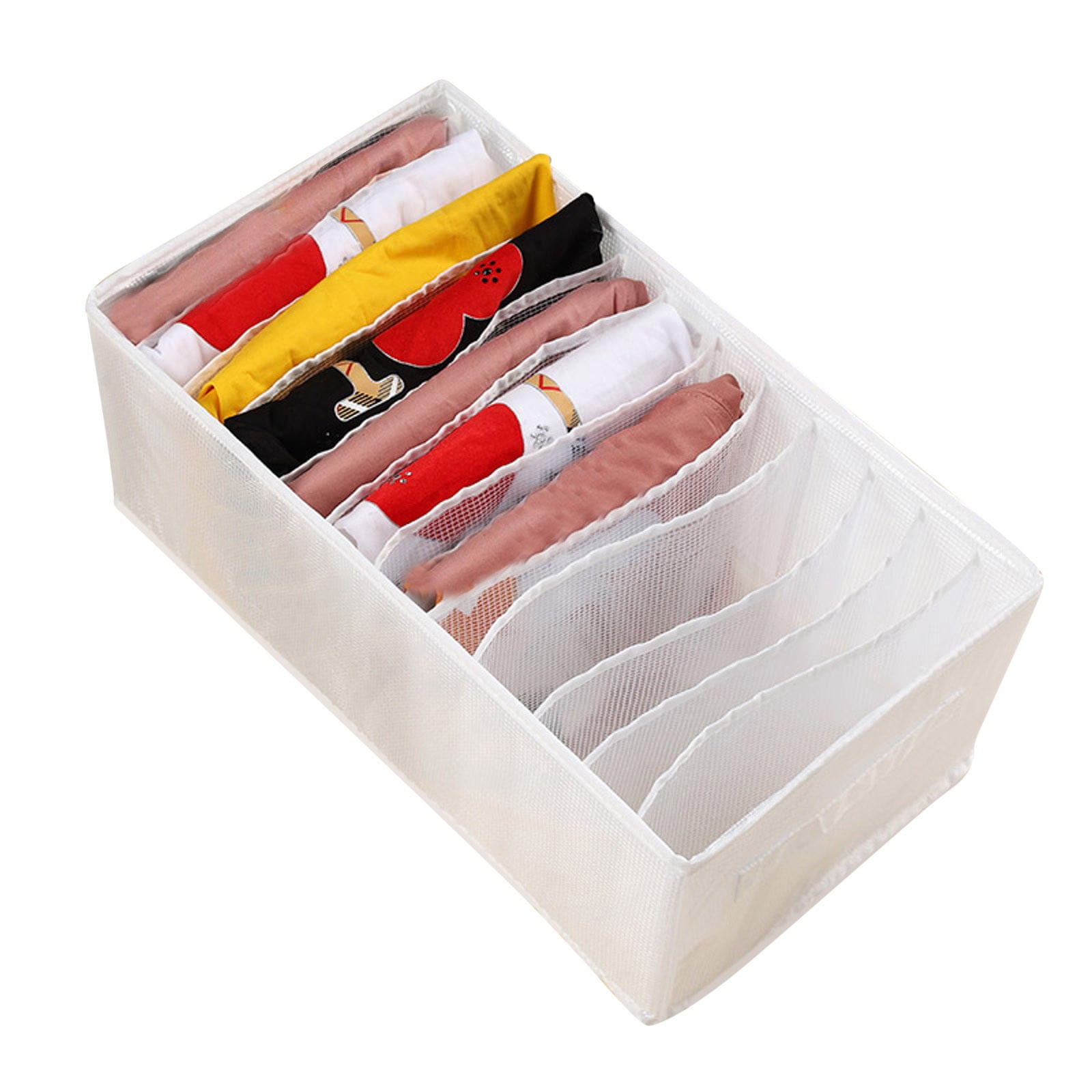 Moving Closet Clear Containers for Organizing Clothes Box PP Storage Bag Compartment Storage Mesh Box Drawer Clothes Clip Board Compartment Pants