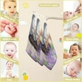thumbnail image 3 of Dreamtimes Wild Palomino Horse Baby Muslin Washcloths Face Towel, 3 PCS Lavender Field Burp Cloths Cotton Wipes Infant Wash Cloth for Newborn Boys Girls 12x12 inches, 3 of 7