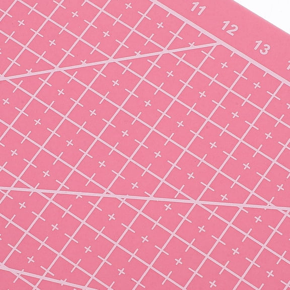 LOLIPPYY Pink ABS Cutting Mat, Durable, Dual-Sided, Precision-Engraved for Sewing 2Pcs