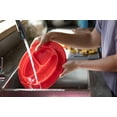 thumbnail image 4 of Nuby Sure Grip Silicone Miracle Mat 3-Section Oval Plate, Red, 4 of 10