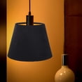 thumbnail image 2 of OULII 1Set Household Lampshade for Table Lamp with Dustproof and Soft Light Functions in Black and Golden Colors, 2 of 8