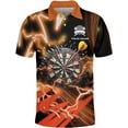 thumbnail image 5 of Personalized Dart Shirts Men Women 3D Polo Custom Name Team Jersey Funny Dartboard Shirt S-5XL Gifts (Yellow, L), 5 of 8