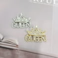 thumbnail image 6 of Queen Crown Brooch Pins for Women Gold Silver Rhinestone Letter Corsage Fahion Bling Crystal Princess Lapel Pin for Clothing Dress Bridal Wedding Party Banquet Decor Elegant Jewelry Accessory, 6 of 6