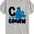 thumbnail image 3 of Sesame Street - C Is For Cookie - Toddler and Youth Short Sleeve Graphic T-Shirt, 3 of 5