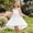 White, variant on BRGZLK Girls Summer Dresses Formal Party Wedding Trendy Solid Color Round Neck Sleeveless Bow Belt Tulle Dress Mesh High Low Midi Dress Wine 7-8 Years
