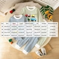 thumbnail image 3 of CAUYDY Newborn Baby Boy Fall Outfits Long Sleeve Romper Bodysuit Pants 0 3 6 9 12 18 24 Months Cute Winter Clothes Set Sizes 12-18 Months,Green, 3 of 8