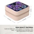 thumbnail image 2 of FCXZI Butterfly Wings Holography Small Jewelry Box for Women Pink, 2 of 5