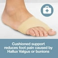 thumbnail image 3 of Bunion Relief Sleeve | Gel Bunion Pads & Corrector for Men & Women | Cushioned Support for Toe Alignment | 4 Pairs (Small, Women 5-7, Men 4-6), 3 of 5