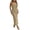 Khaki, variant on Beach Cover Ups for Women Boho Crochet Knit Halter Neck Maxi Swim Cover-Up Dress, Casual Tunic Vacation