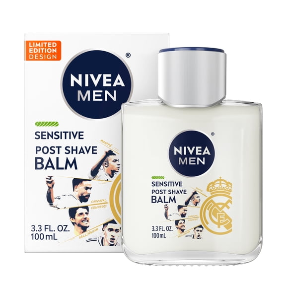 NIVEA MEN Real Madrid Limited Edition Design Sensitive Post Shave Balm, 3.3 fl oz