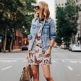 thumbnail image 4 of Fuzoiu Vintage flowers Print Women's Sleeveless Dress,Summer Dresses for Women,Casual Sundresses,Beach Sleeveless T-shirt Swing Dress with Pockets, 4 of 7