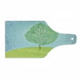 thumbnail image 1 of Nature Cutting Board, Interpretation of a Tree on a Hill in Random Strokes, Decorative Tempered Glass Cutting and Serving Board, in 3 Sizes, by Ambesonne, 1 of 2