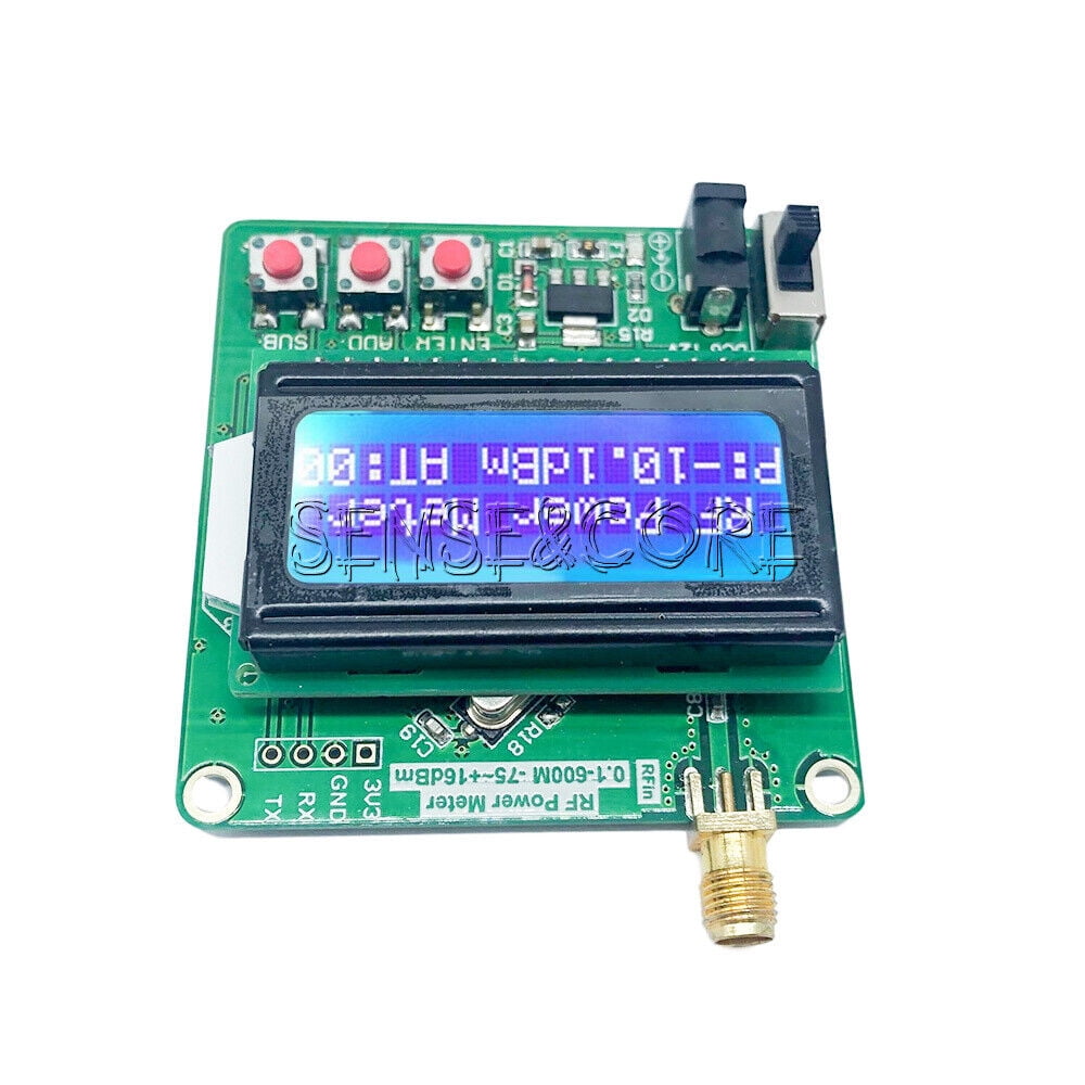 Daakro Digital LCD RF Power Meter 7516dBm 1600MHz Radio Frequency