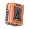 thumbnail image 2 of Ventilador de mini cintura ventilador personal cómodo liviano potente ventilador de cinturón de viento 5 velocidades para jardinería acampando mochila Naranja, 2 of 8