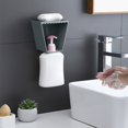 thumbnail image 4 of Iodue Rack Storage Rack Toothpaste Rack Wall Mounted Storage Rack Wall Lotion Bottle Hook Shampoo Bottle Rack Kitchen Wall Storage Rack Hand Soap Dispenser Wall Mounted Rack, 4 of 4