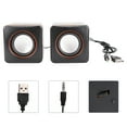 thumbnail image 3 of Speaker,Mini Cube USB Stereo PC Computer Speaker Computer Speaker Streamlined Design, 3 of 9
