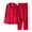 Red, variant on Christmas Family Pajamas Satin Christmas Pjs Long Sleeve Button down Holiday Casual Christmas Outfit