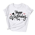 thumbnail image 4 of BLVB Valentine T Shirts for Women Cute Love Heart Graphic Tees Tops Valentines Shirt Short Sleeve Tshirts for Her, 4 of 7