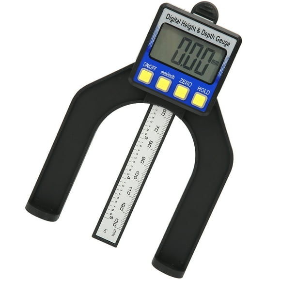 Depth Gauge, Electronic Digital Display Depth Gauge Height Depth Ruler Reading Is Clearer  for Measure the Size and Depth Of the Product