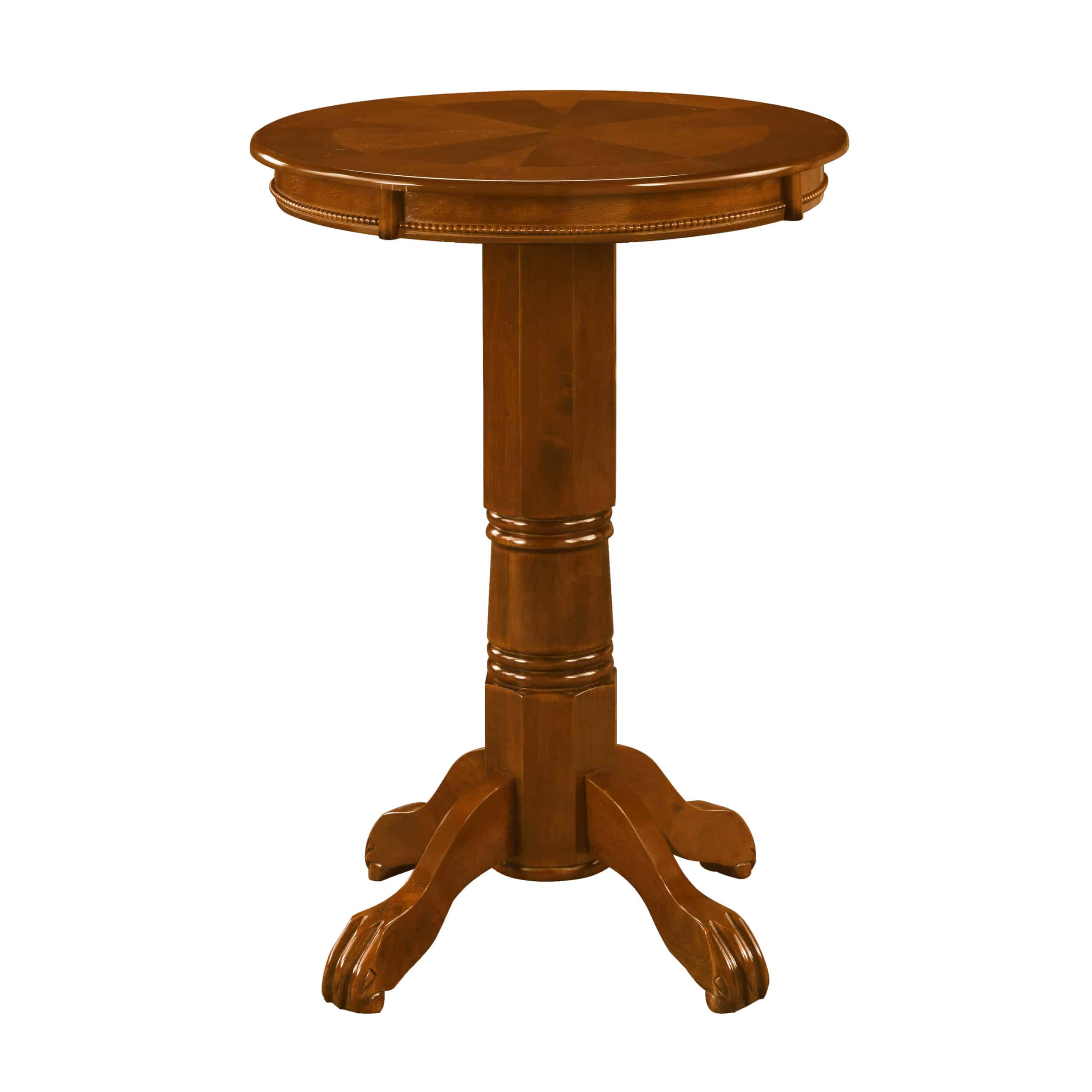 Boraam Florence 42in. Height Round Wood Pub Table - Cherry Finish - image 2 of 6