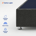 thumbnail image 4 of LASE Muebles Base para Cama Box Matrimonial Resistente para Colchón Tapiz Lino Oxford, 4 of 7