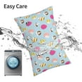 thumbnail image 6 of Naloa Happy Easter Pillow Covers, Throw Pillow Case Cushion Covers,Cushion for Bedroom,Couch,Home-20"x30", 6 of 6