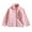 Pink, variant on Kiijoy Little Girls Fleece Zip Up Jacket Soft Fuzzy Warm Coat Kids Outerwear, Sizes 5-6