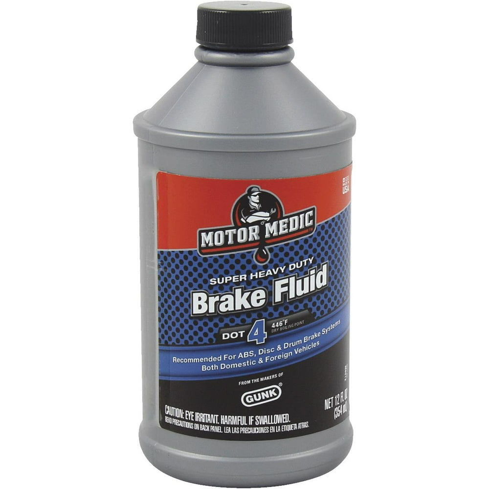 MotorMedic 12 Oz. Super HeavyDuty DOT 4 Brake Fluid M4512/6 Walmart