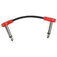 thumbnail image 2 of Cable de Pedal de efecto CUTICAT TS 1/4 ángulo recto 15cm rojo, 2 of 7